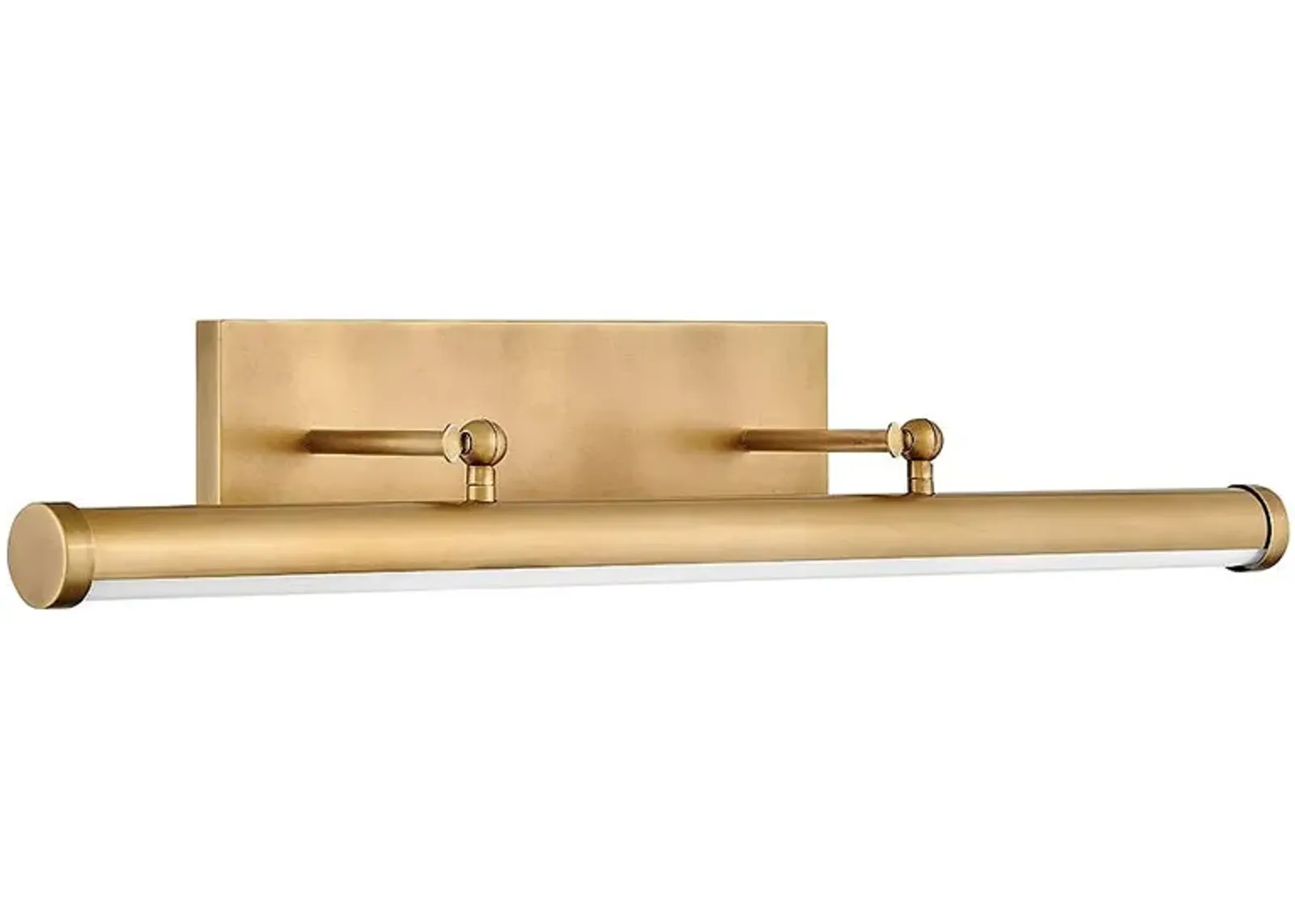 Hinkley Sconce Regis Large Adjustable LED Accent Light Heritage Brass