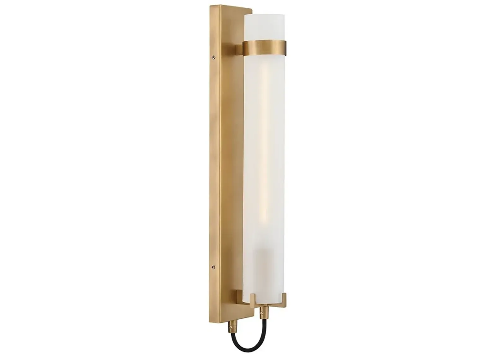 Hinkley Sconce Ryden Large Tall Single Light Sconce Heritage Brass