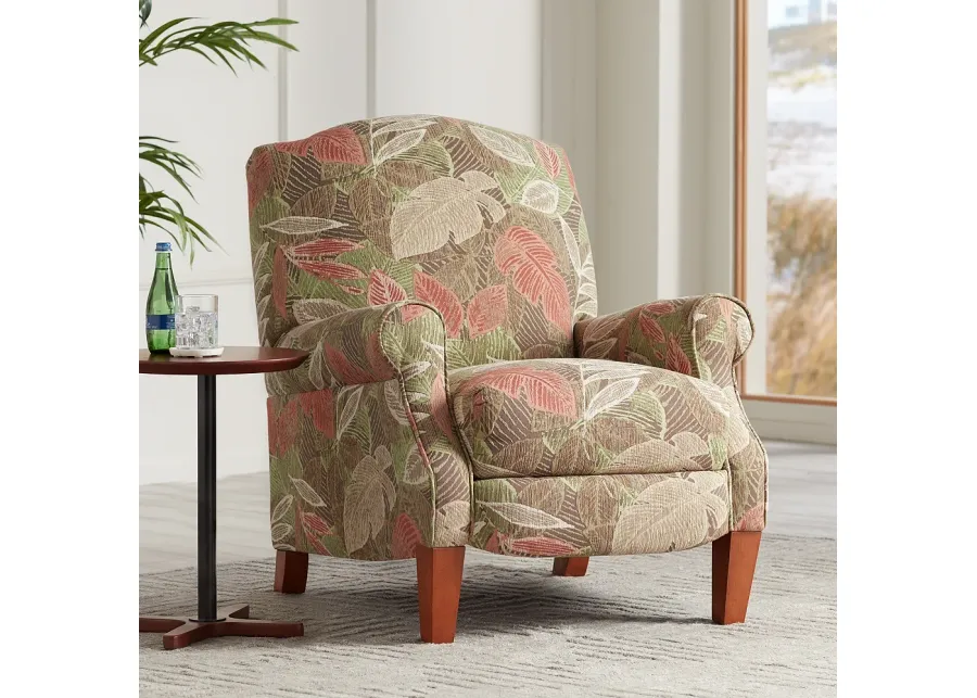 Cayden Waikiki Coral Reef Fabric 3-Way Recliner Chair