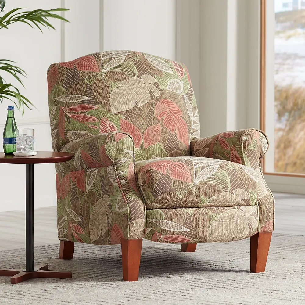 Cayden Waikiki Coral Reef Fabric 3-Way Recliner Chair