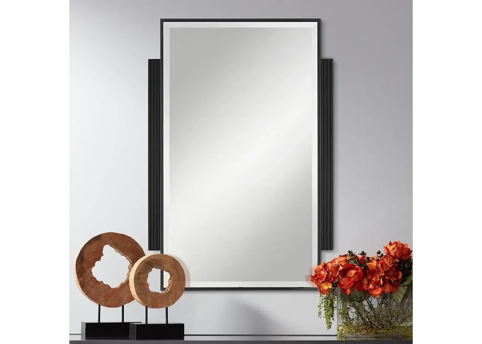 Gareth Black 27" x 40" Rectangular Wall Mirror