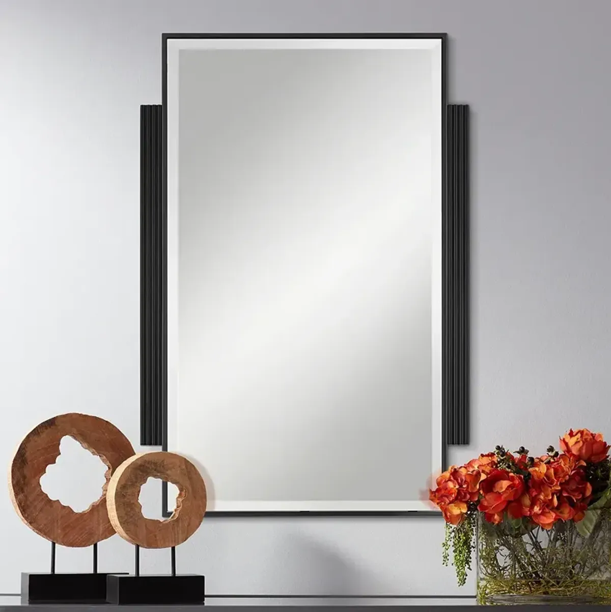 Gareth Black 27" x 40" Rectangular Wall Mirror