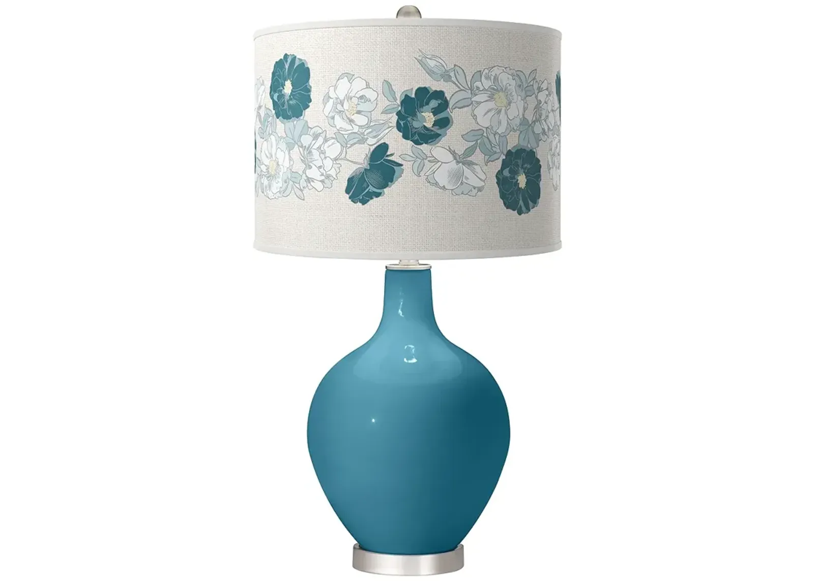 Great Falls Rose Bouquet Ovo Table Lamp