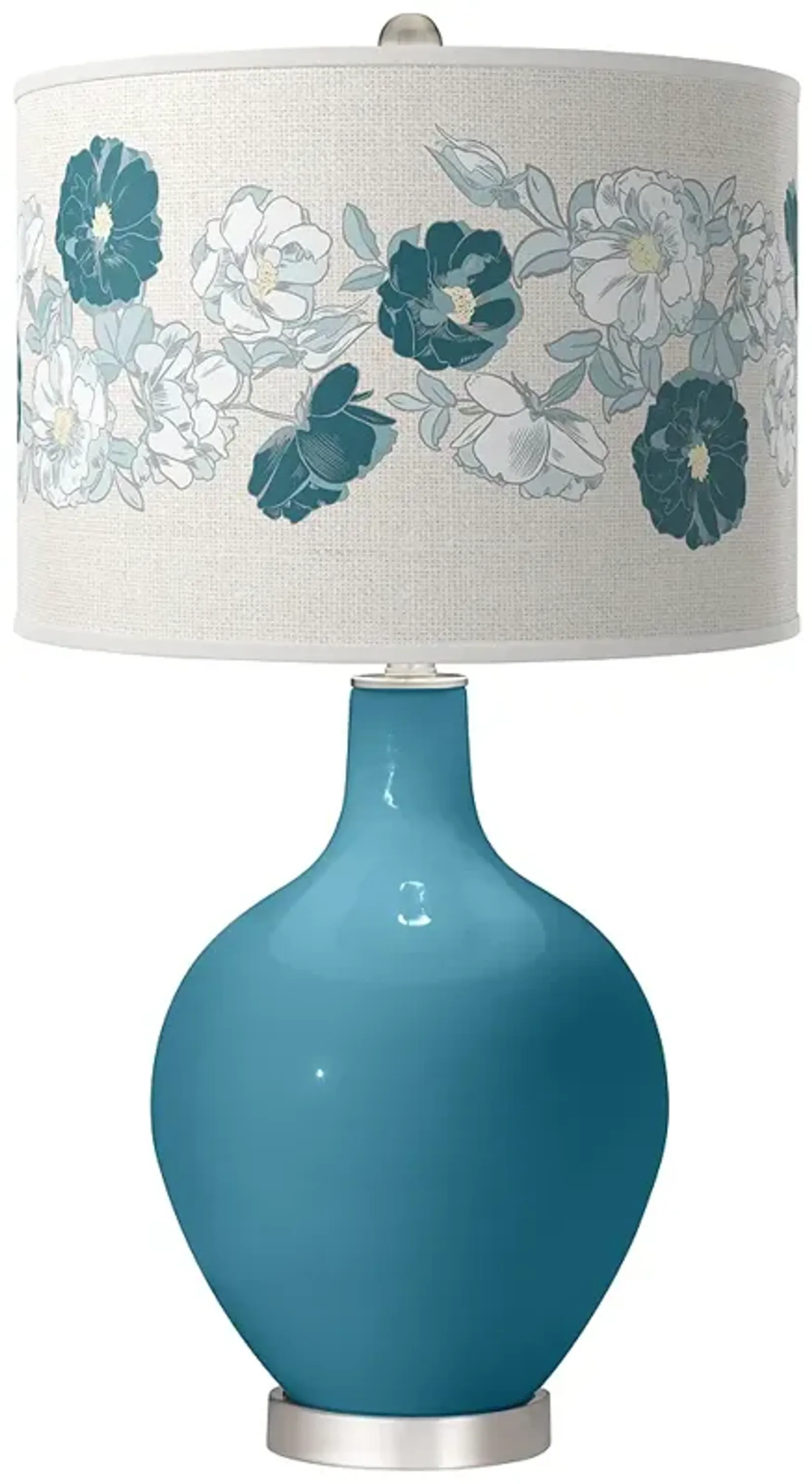 Great Falls Rose Bouquet Ovo Table Lamp