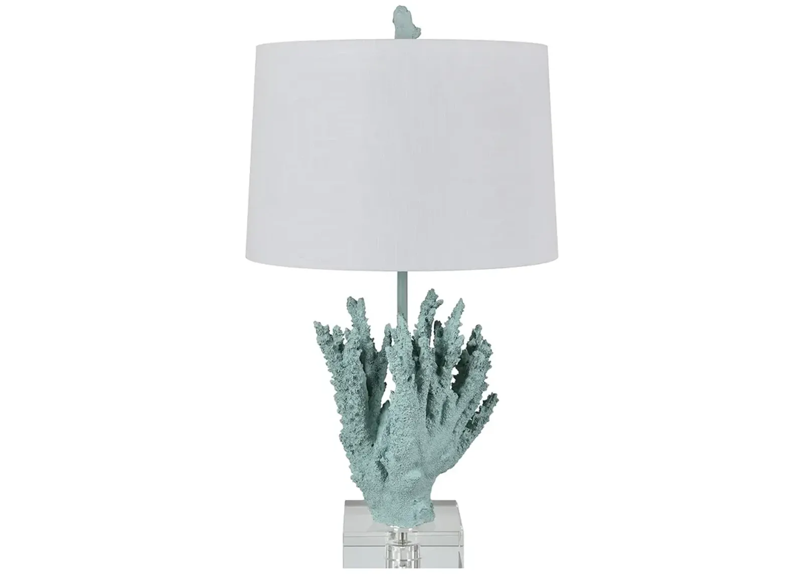 Crestview Collection Coral Sea Blue Table Lamp