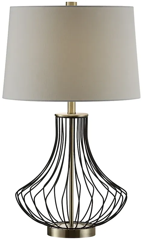 Crestview Collection Carter 28 1/2" Open Base Bronze Brass Table Lamp