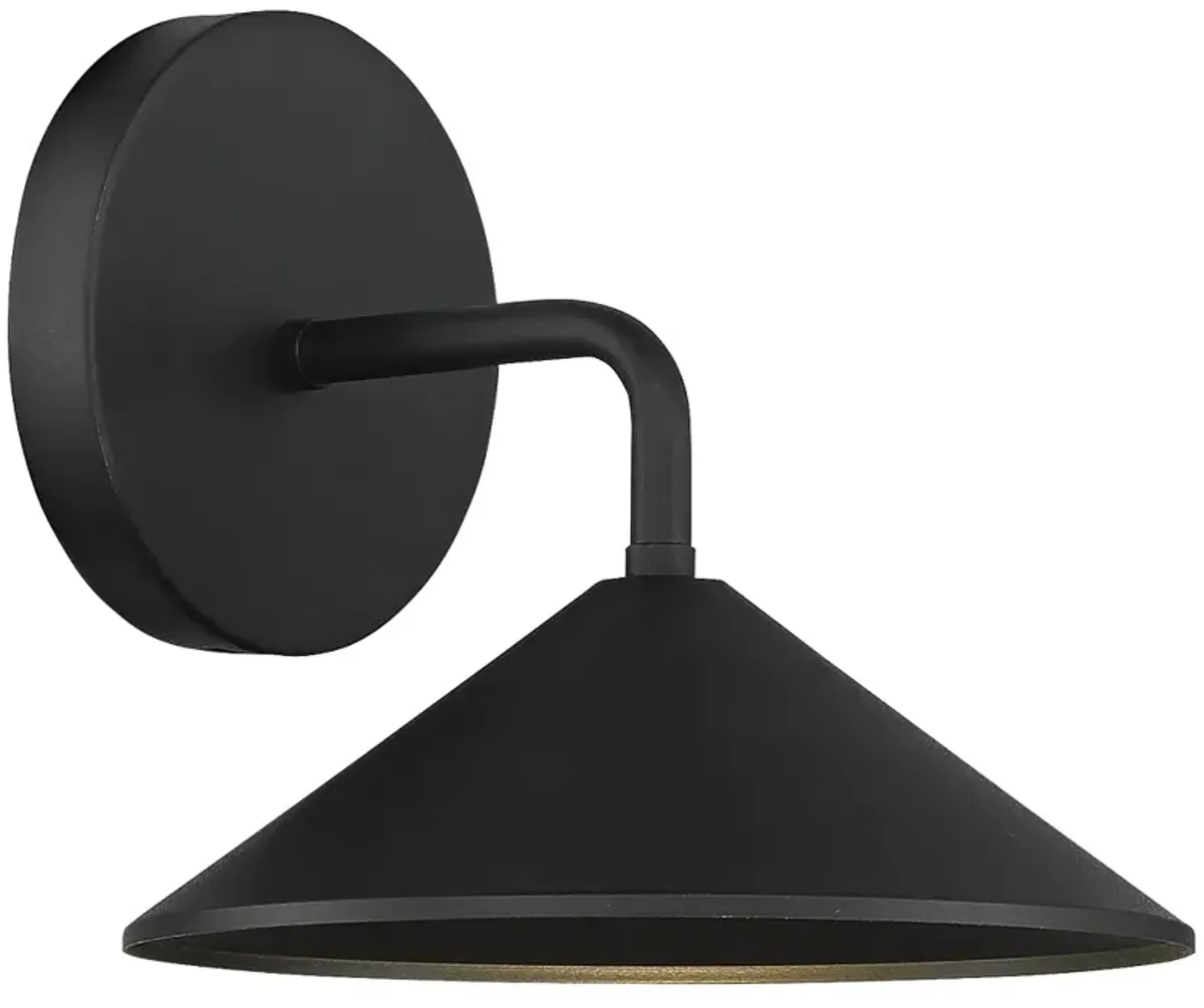 City Streets 8" Wide Sand Coal LED Outdoor Wall Light