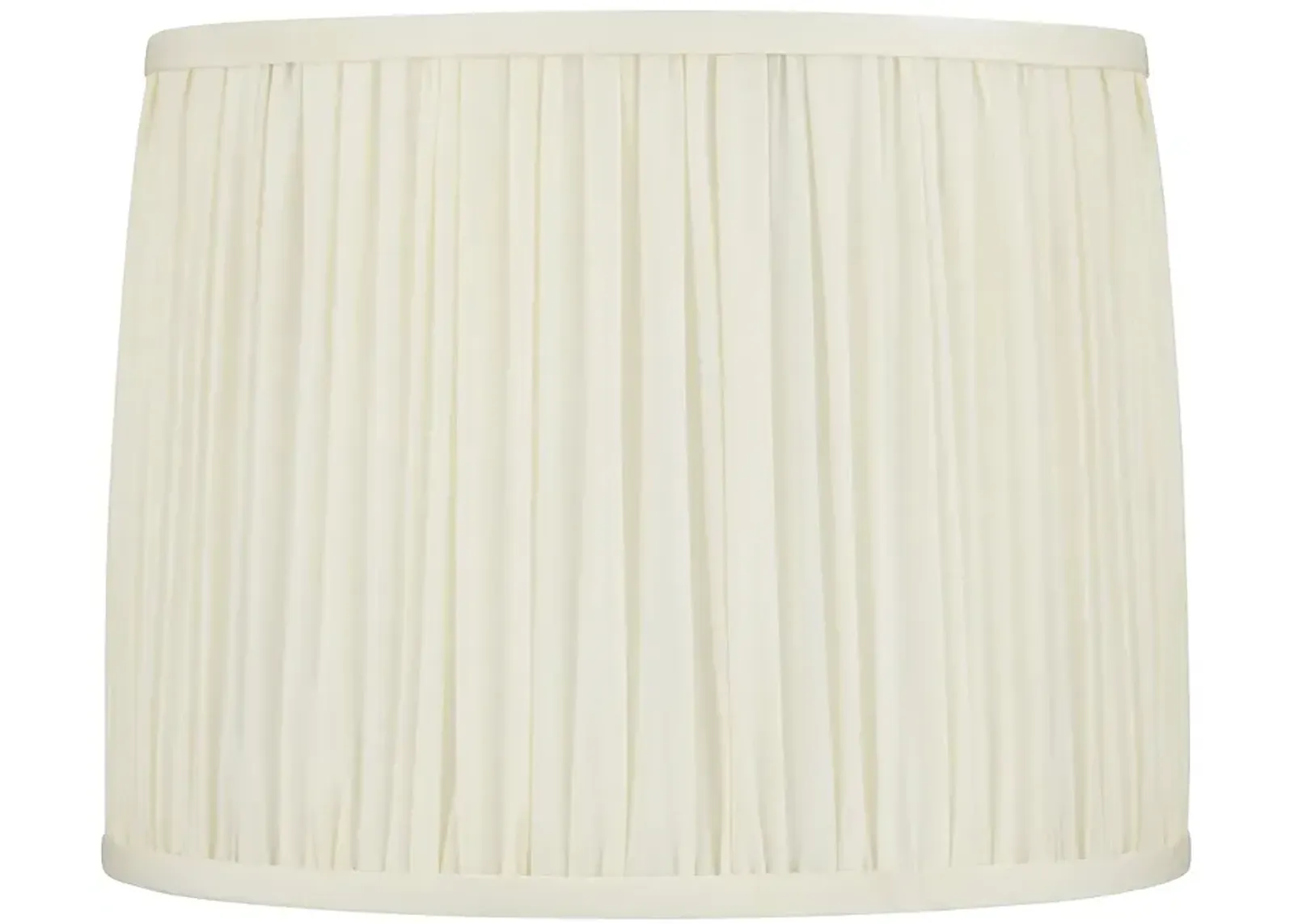 Springcrest Cascade White Pleated Drum Lamp Shade 13x14x11 (Spider)