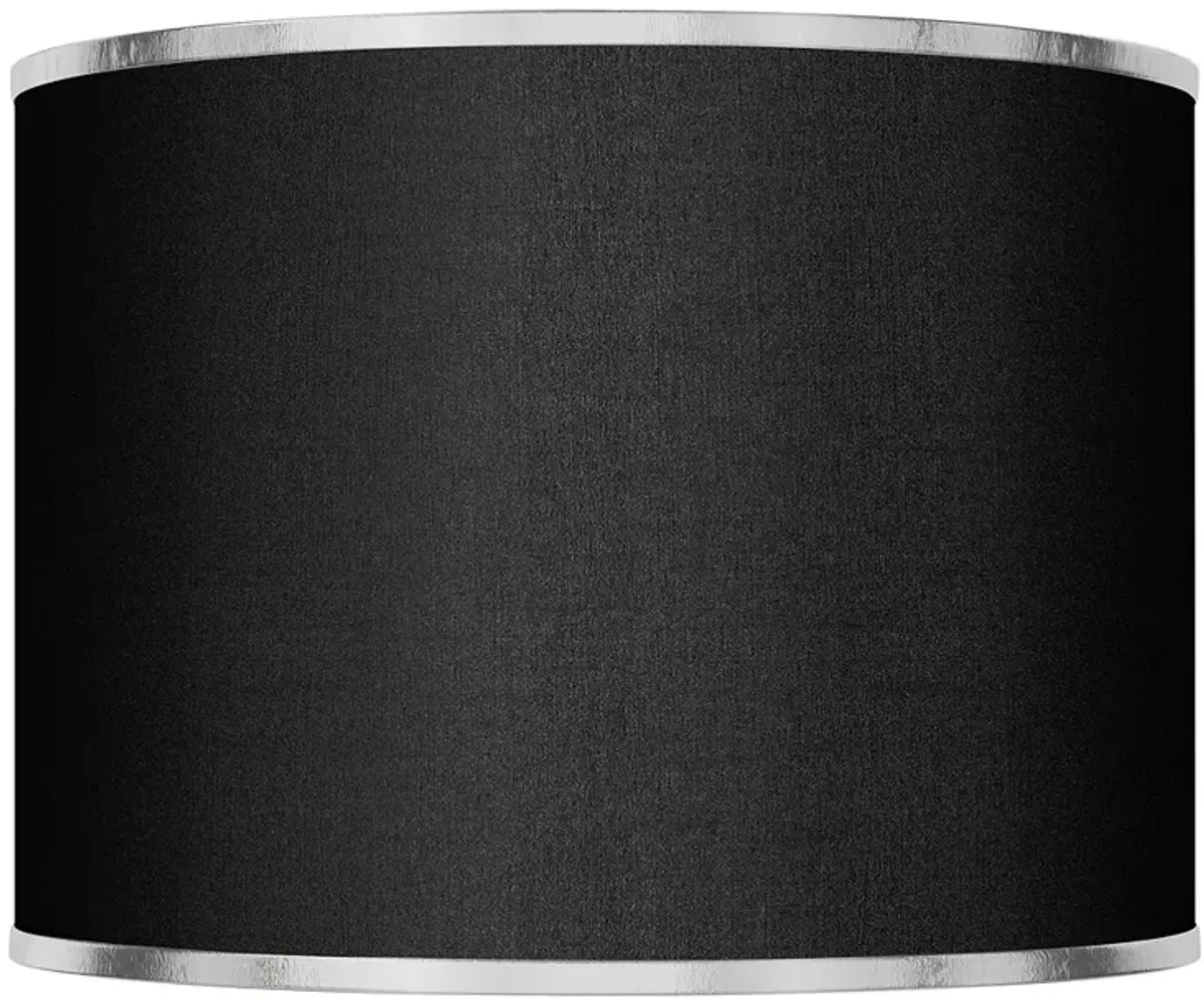 Springcrest Black with Silver Metallic Trim Shade 13.5x13.5x10 (Spider)