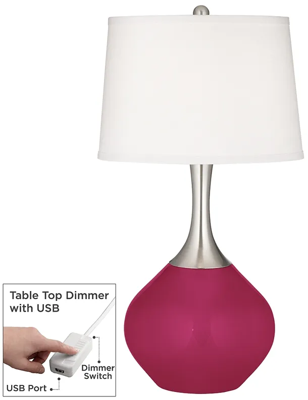 Vivacious Spencer Table Lamp with Dimmer
