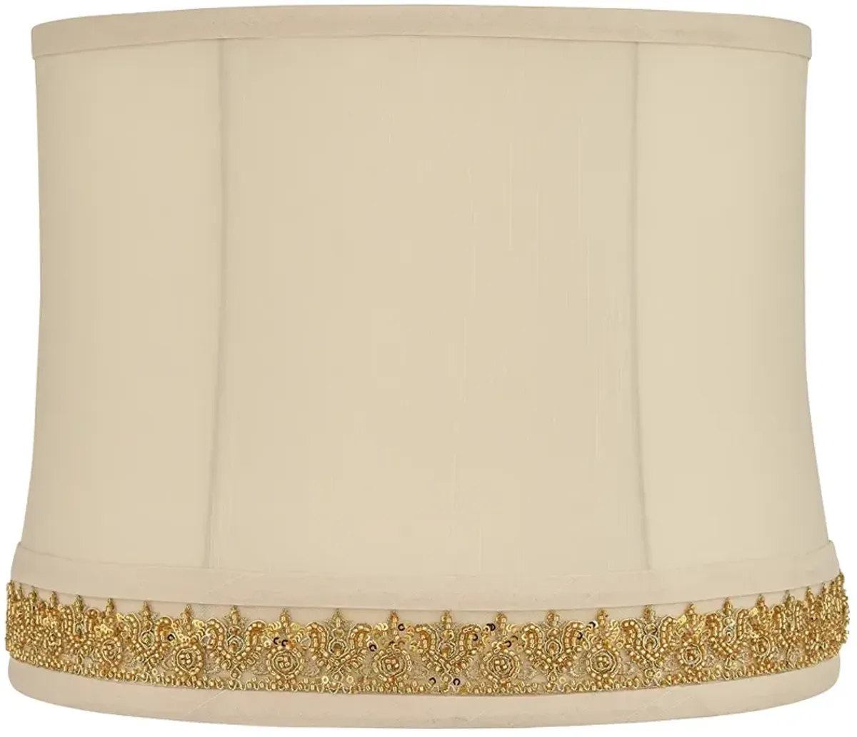 Geneva Oatmeal Softback Drum Lamp Shade 13x14x11 (Washer)