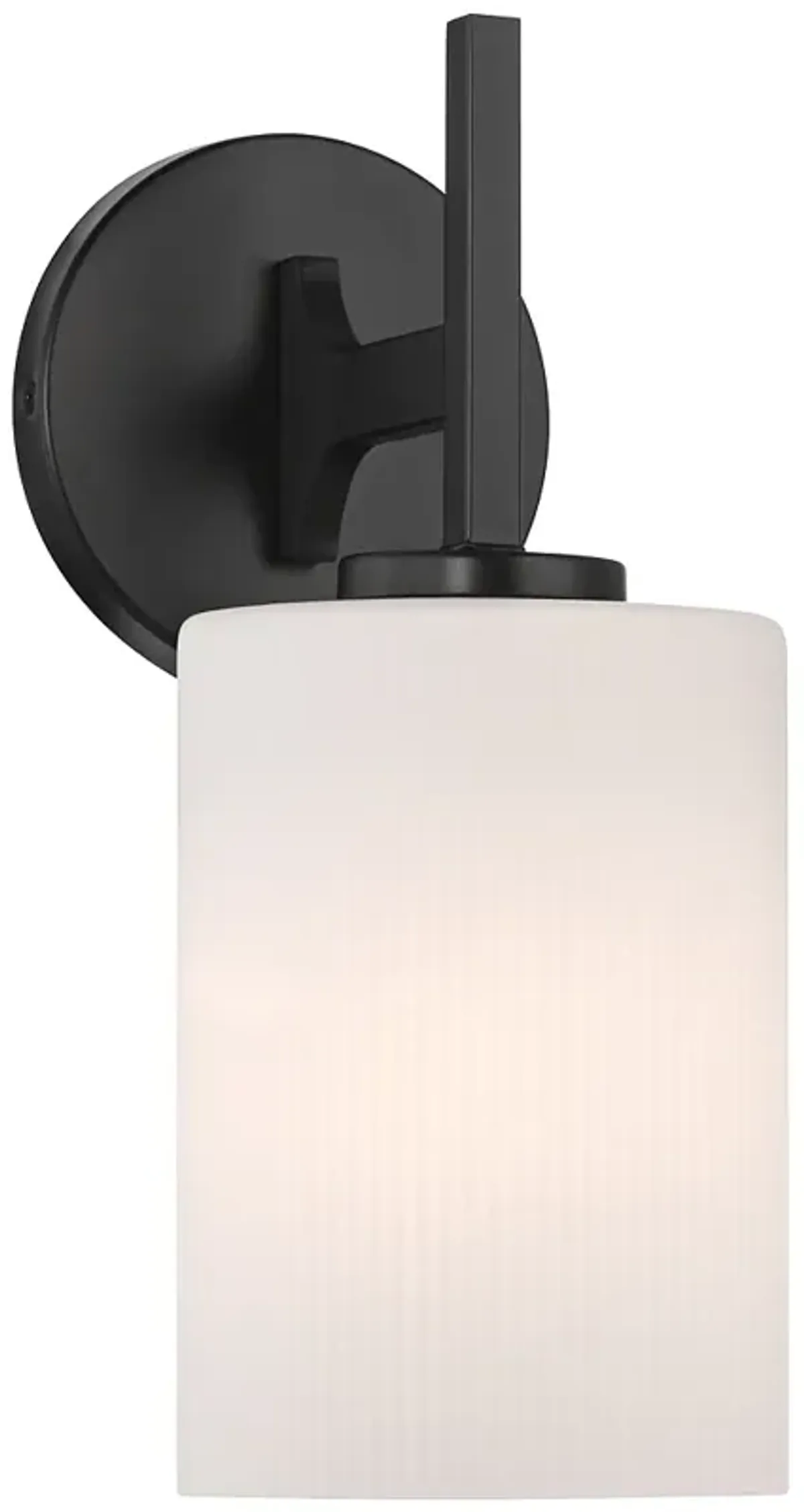 Possini Euro Nanni 12" High Matte Black Wall Sconce