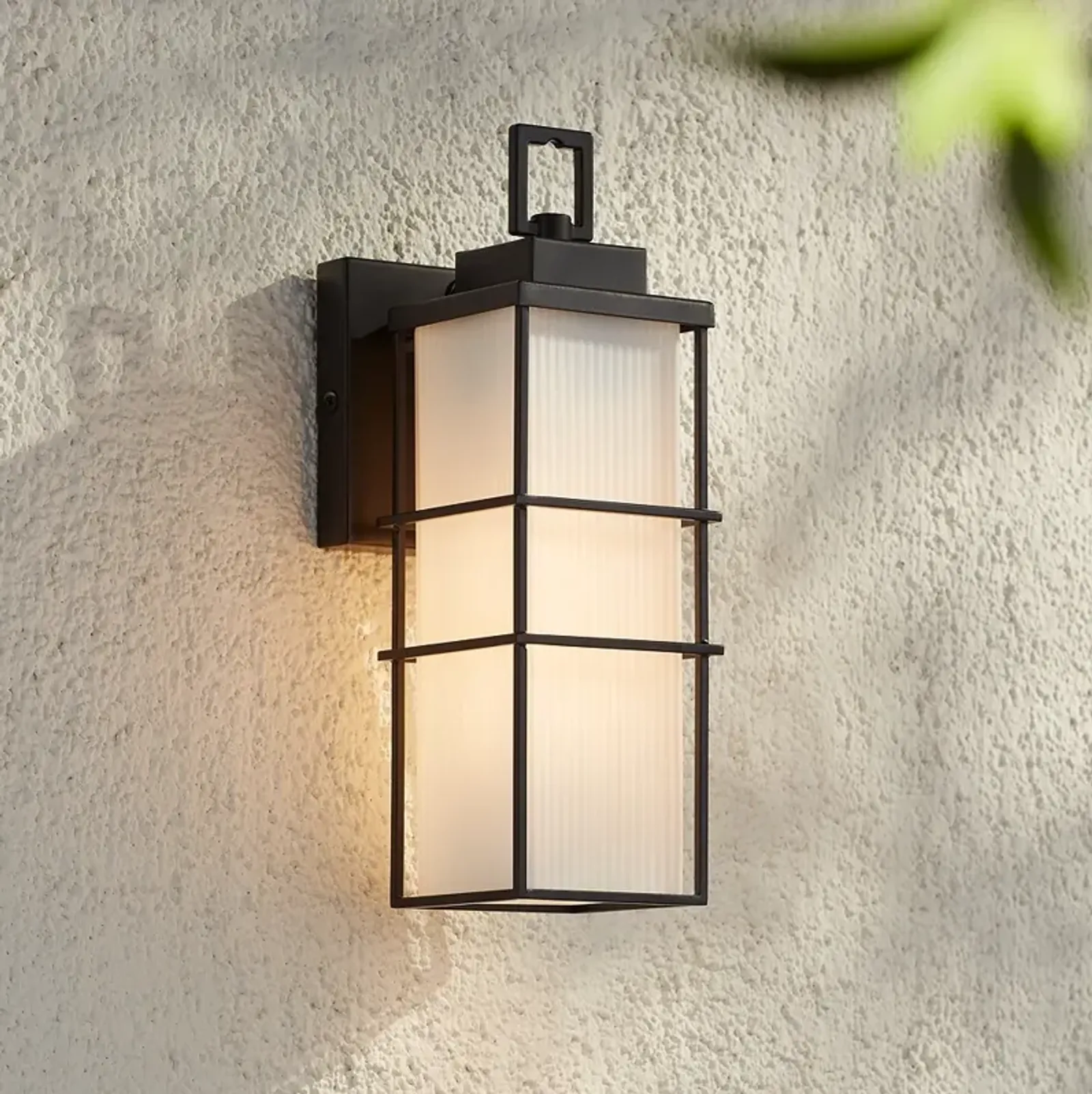 Gilbert 11 1/2" High Matte Black Outdoor Wall Light