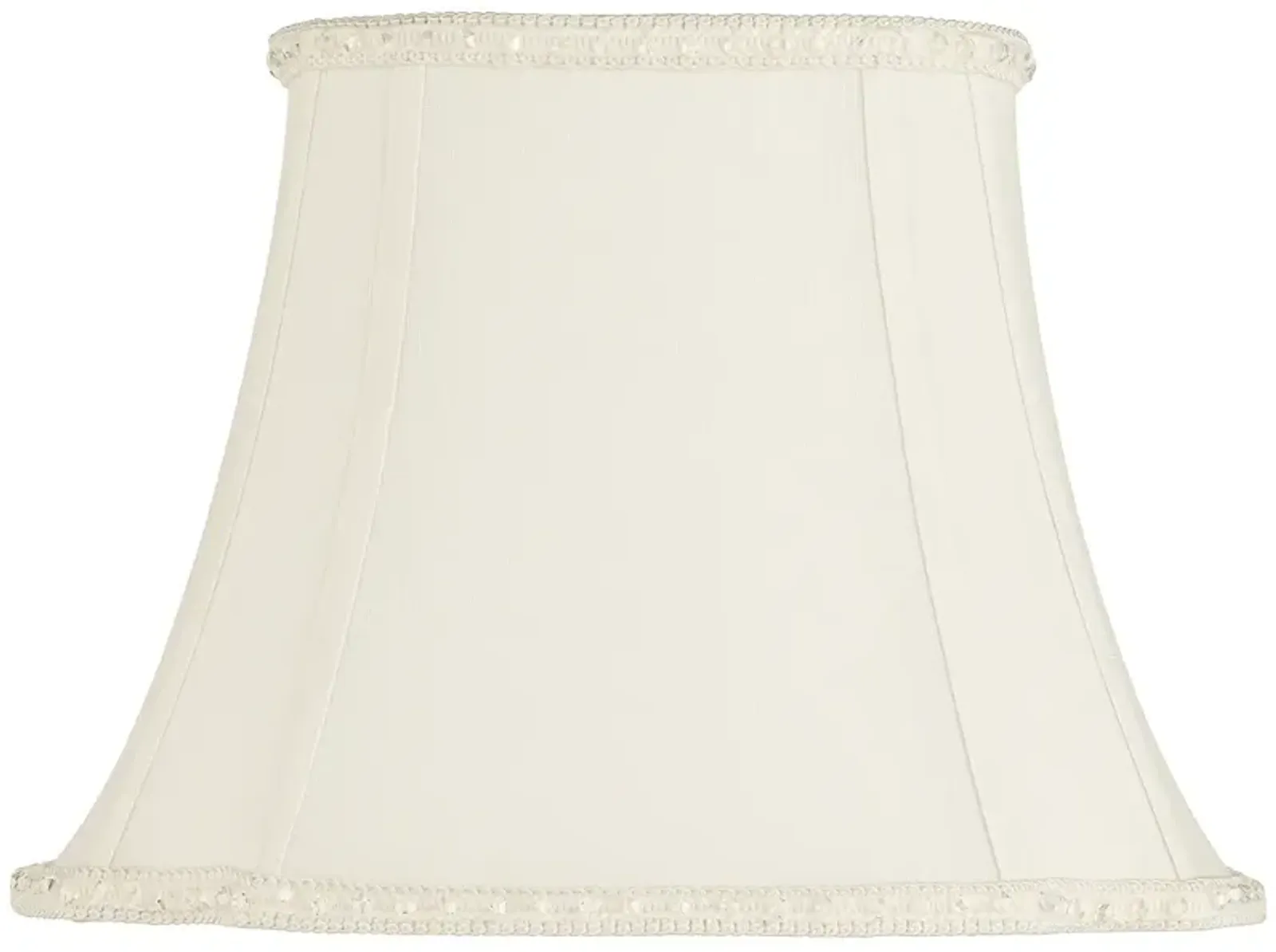 Sibret White Softback Bell Oval Lamp Shade 7/9x12/15x11 (Spider)