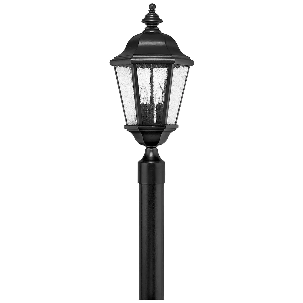 Hinkley Edgewater Black 21 1/4" High LED Outdoor Post Light