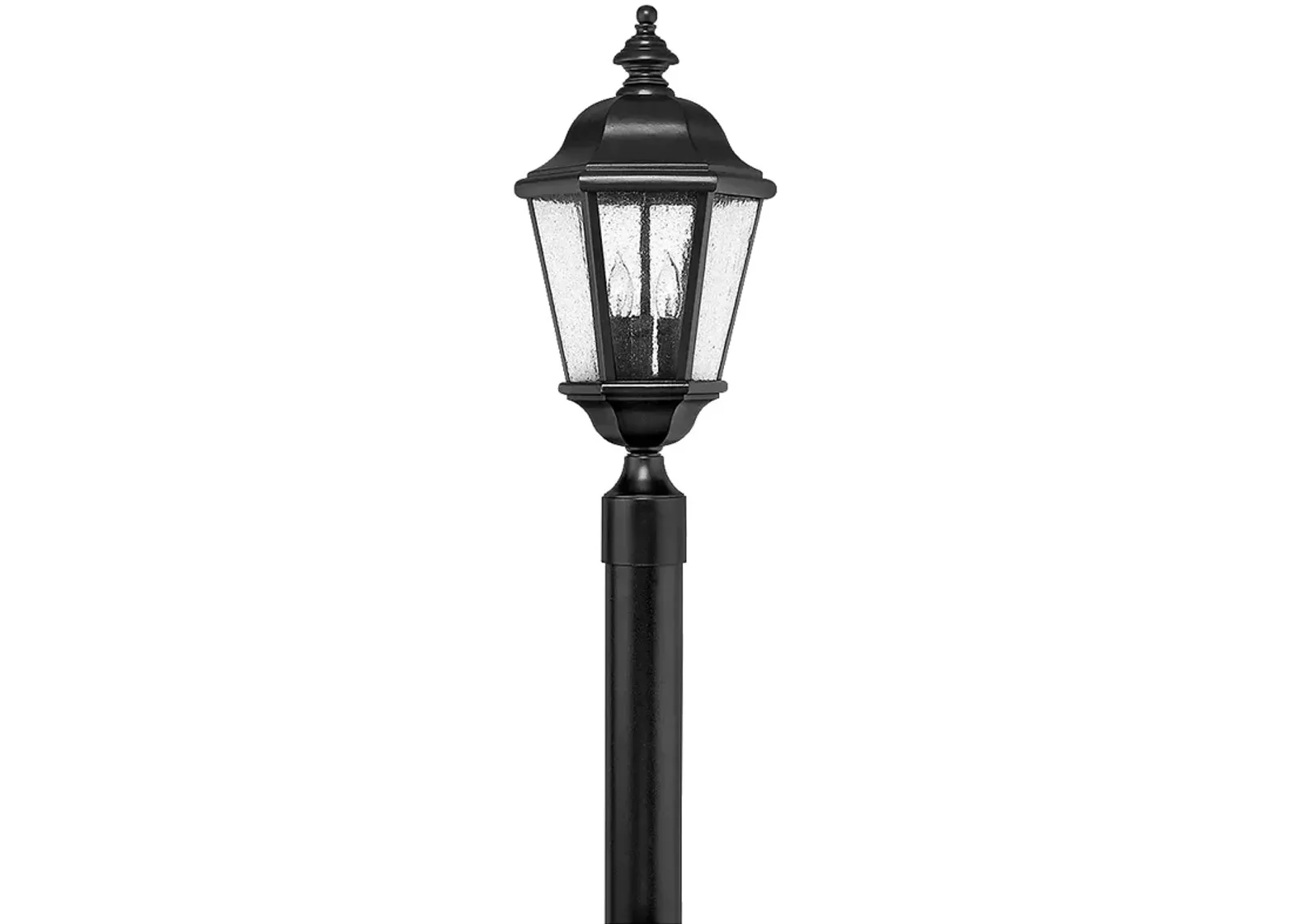 Hinkley Edgewater Black 21 1/4" High LED Outdoor Post Light