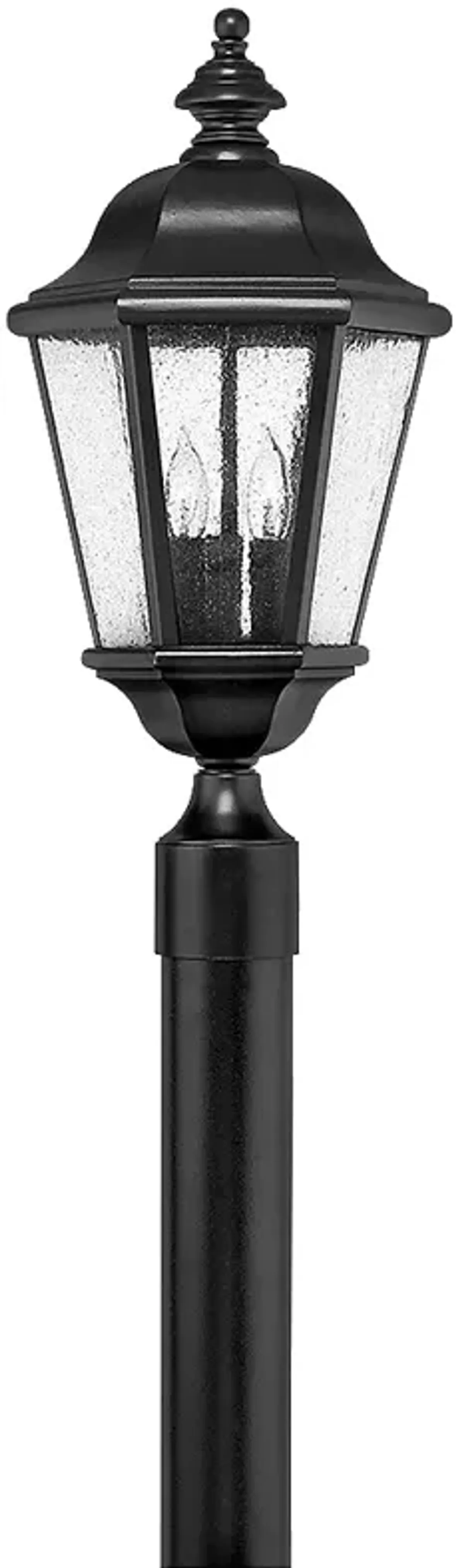 Hinkley Edgewater Black 21 1/4" High LED Outdoor Post Light