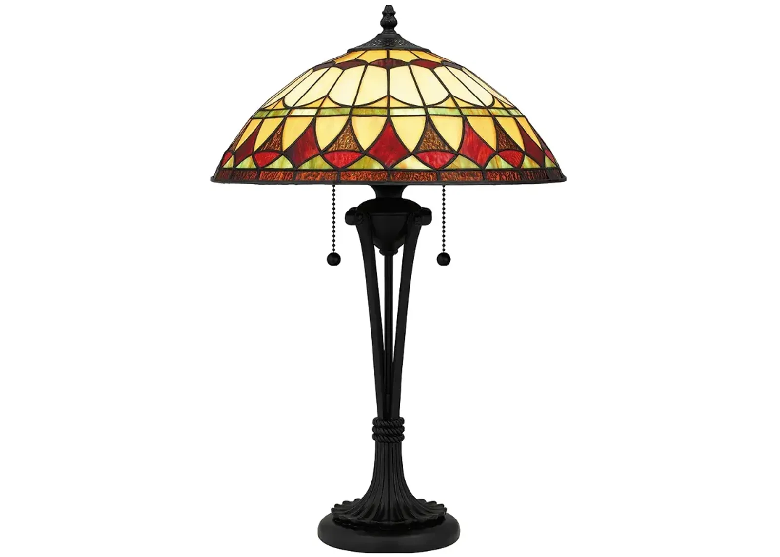 Sevilla 2-Light Matte Black Table Lamp