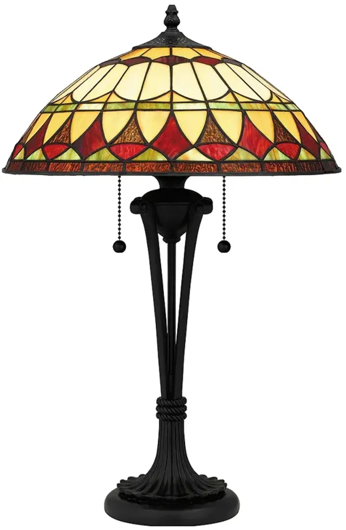 Sevilla 2-Light Matte Black Table Lamp