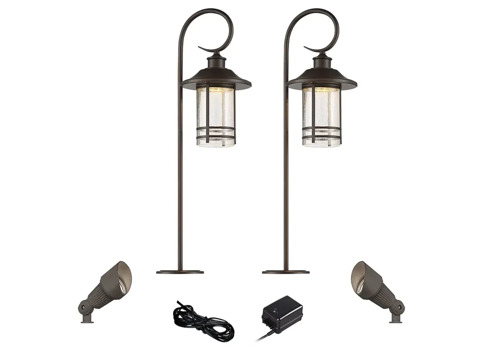 Galt Oil-Rubbed Bronze 6-Piece LED Path and Spot Light Set