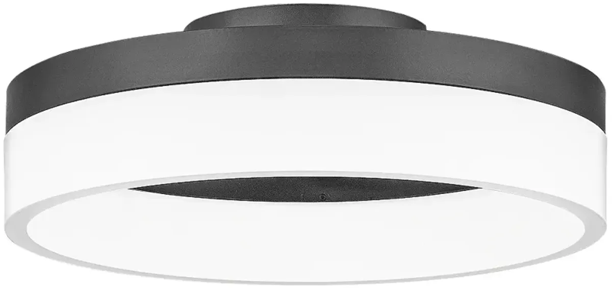 Quoizel Cohen 11 3/4"W Oil-Rubbed Bronze Modern LED Ceiling Light