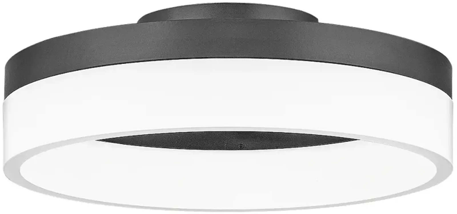 Quoizel Cohen 11 3/4"W Oil-Rubbed Bronze Modern LED Ceiling Light