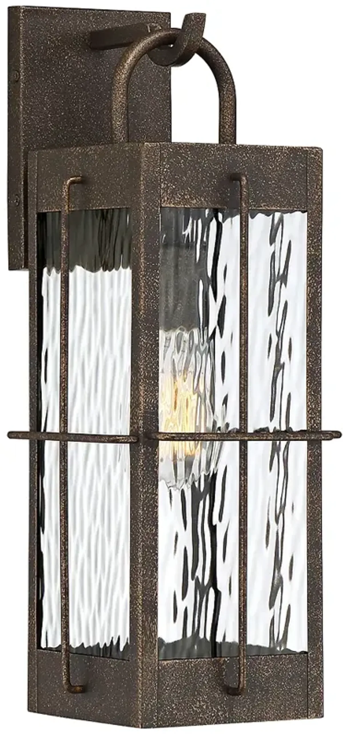 Quoizel Ward 17 3/4" High Gilded Bronze Outdoor Wall Light