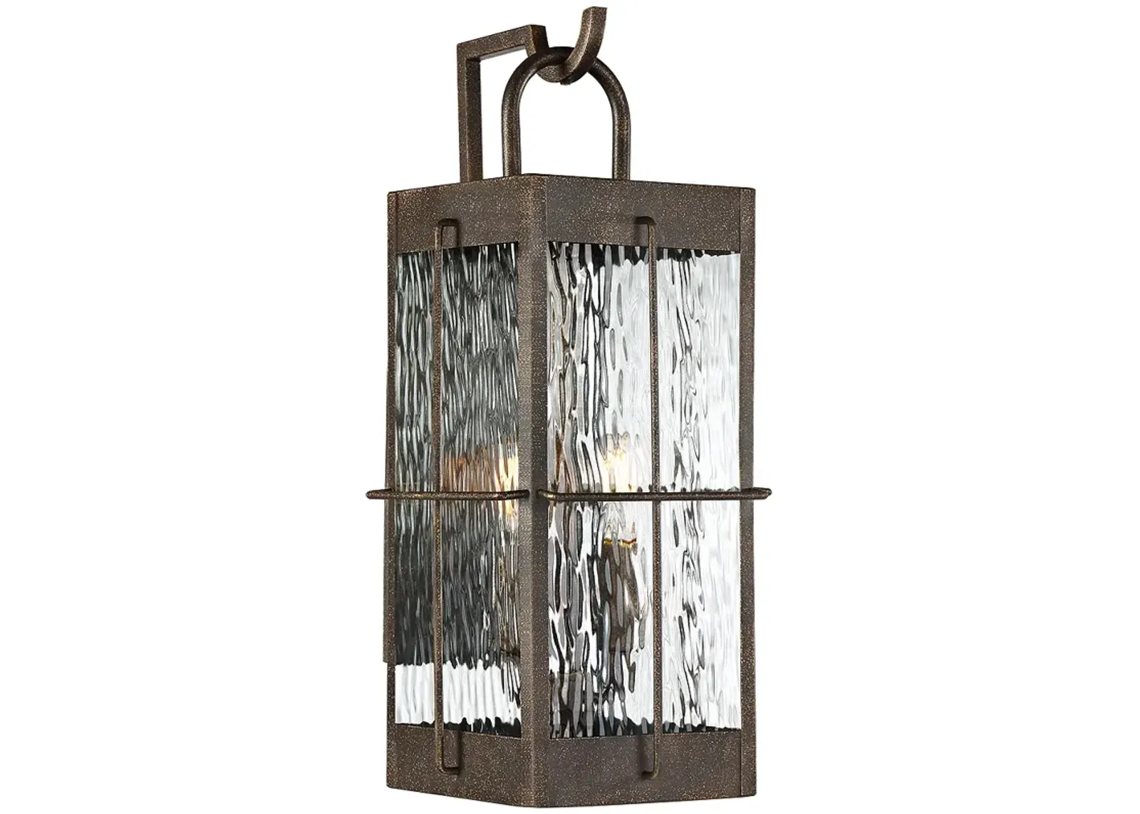 Quoizel Ward 19" High Gilded Bronze Outdoor Wall Light