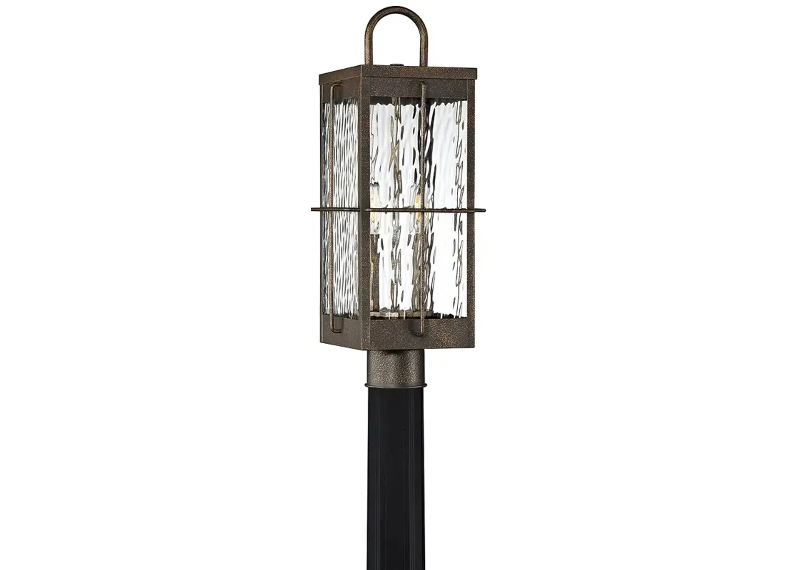 Quoizel Ward 20 3/4" High Gilded Bronze Outdoor Post Light