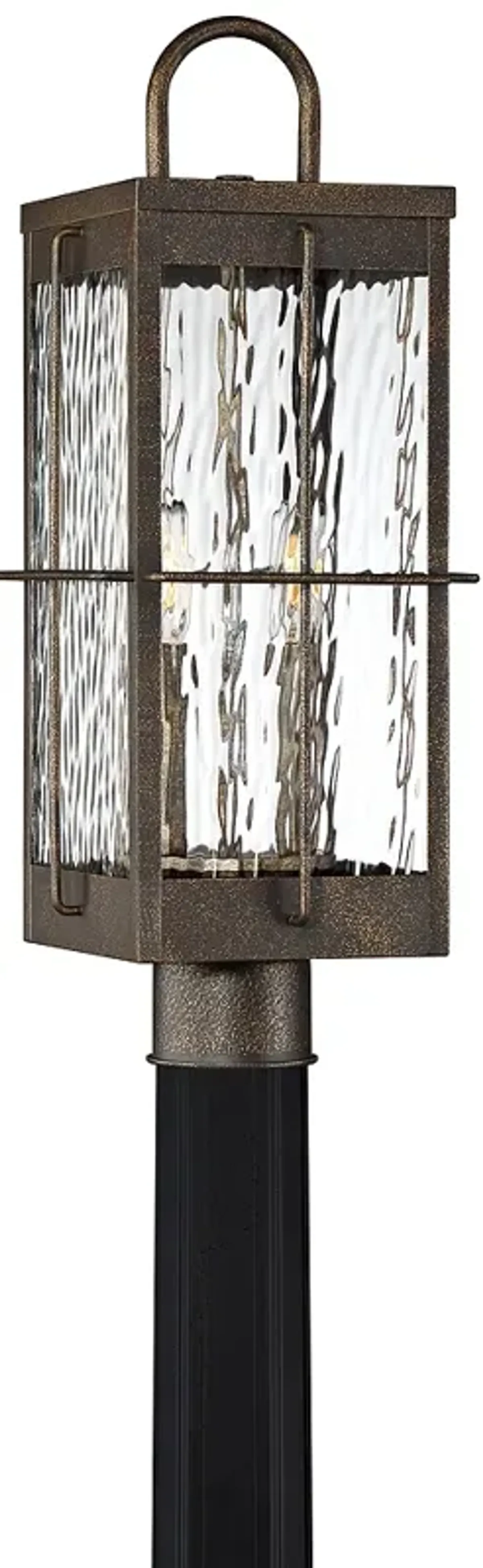 Quoizel Ward 20 3/4" High Gilded Bronze Outdoor Post Light