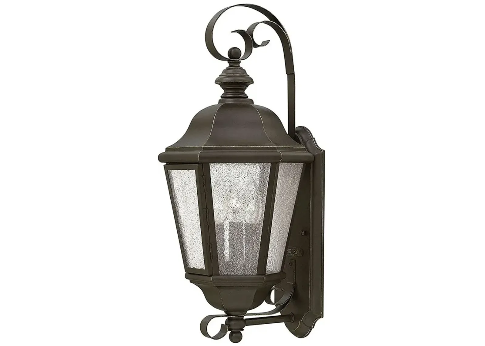 Outdoor Edgewater-Large Wall Mount Lantern-Oil Rubbed Bronze