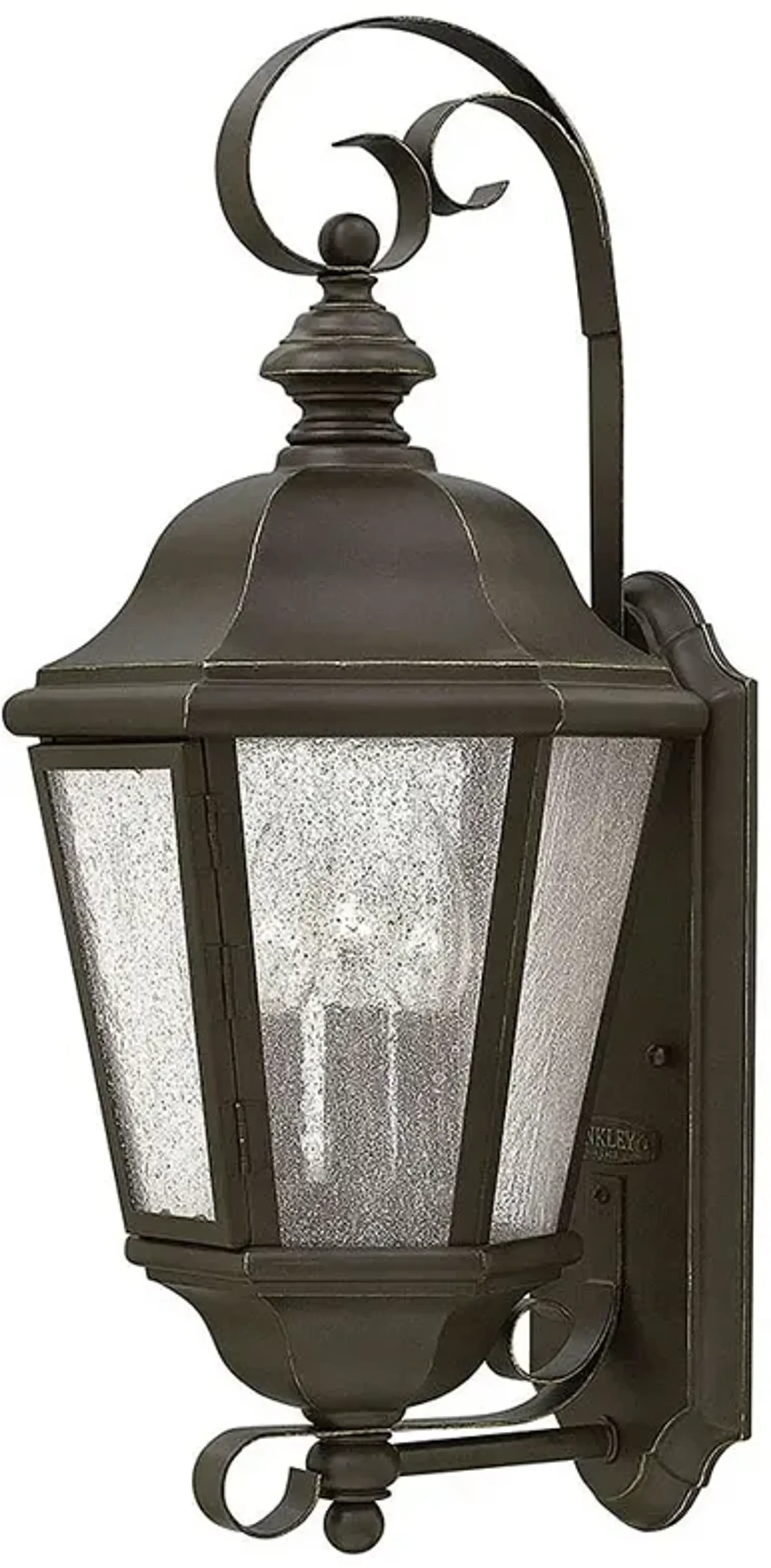 Outdoor Edgewater-Large Wall Mount Lantern-Oil Rubbed Bronze