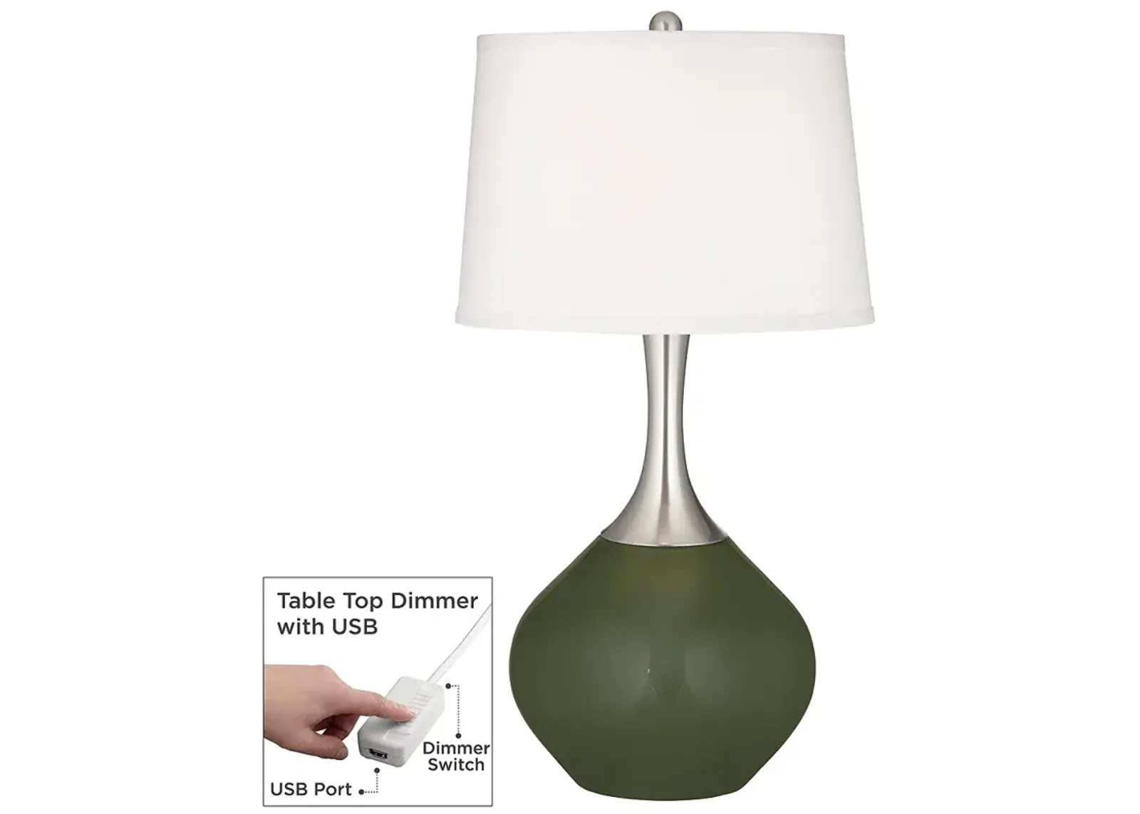 Secret Garden Spencer Table Lamp with Dimmer