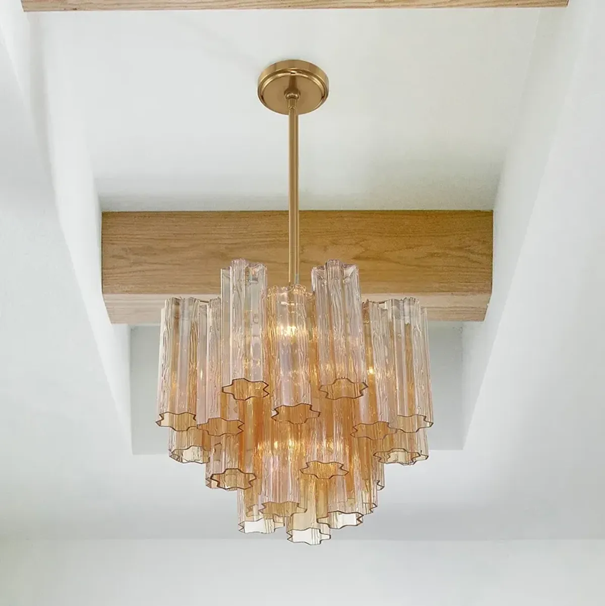 Crystorama Addis 17 3/4" Wide Aged Brass 4-Light Chandelier