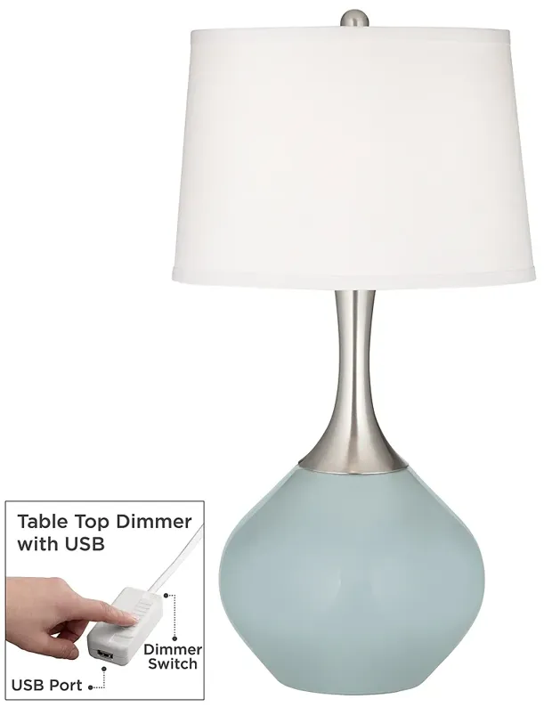 Rain Spencer Table Lamp with Dimmer