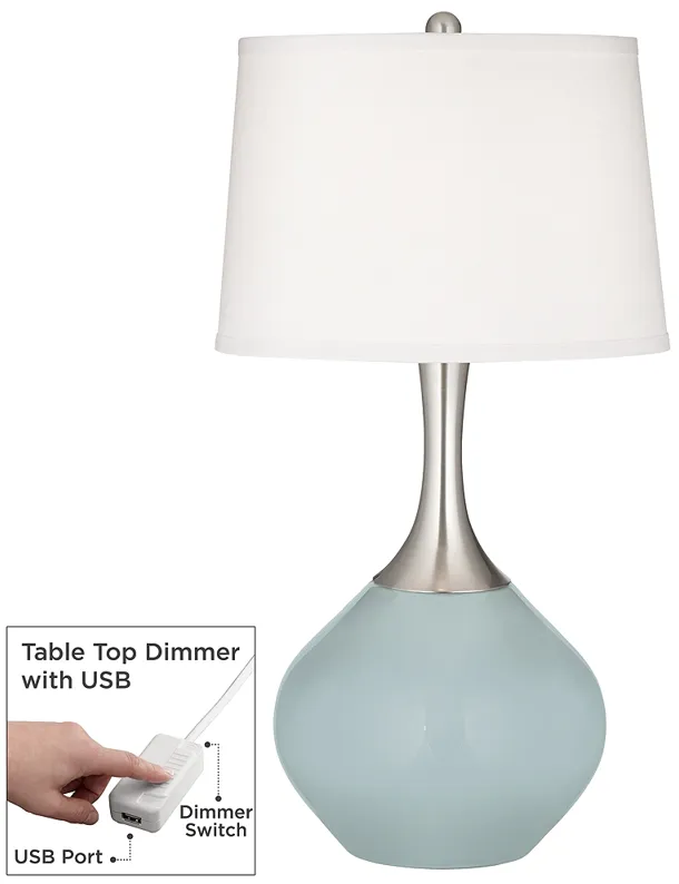 Rain Spencer Table Lamp with Dimmer