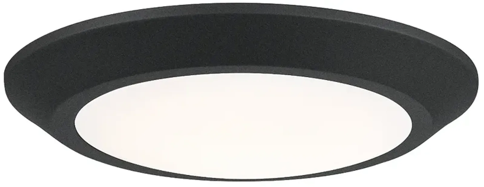 Verge 7.75-Inch Integrated LED Earth Black Flush Mount Light