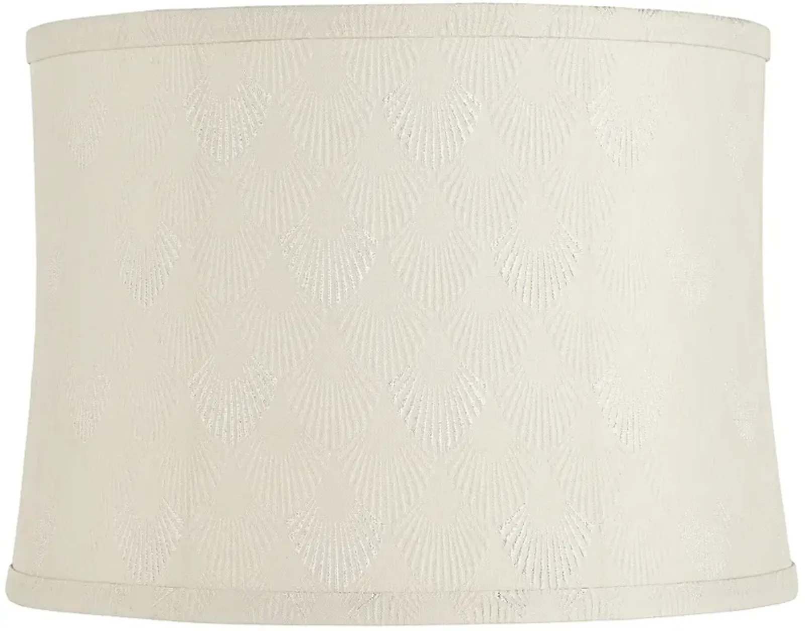 Boston Off-White Softback Drum Lamp Shade 13x14x10 (Spider)