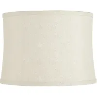 Boston Off-White Softback Drum Lamp Shade 13x14x10 (Washer)