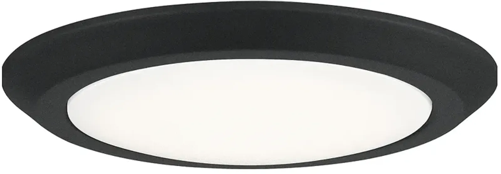 Verge 12-Inch Integrated LED Earth Black Flush Mount Light