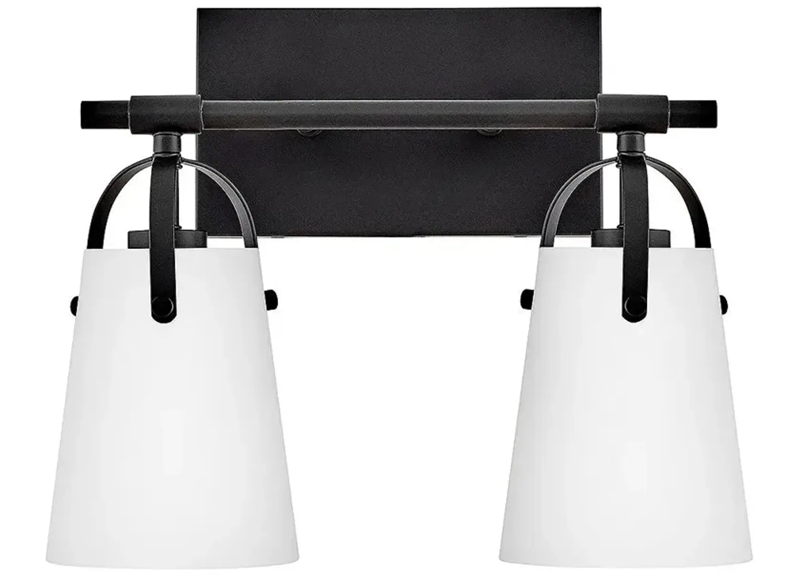 Hinkley Foster Small Two Light Vanity Black