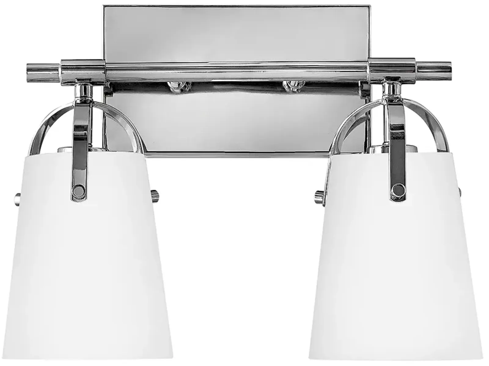 Hinkley Foster Small Two Light Vanity Chrome