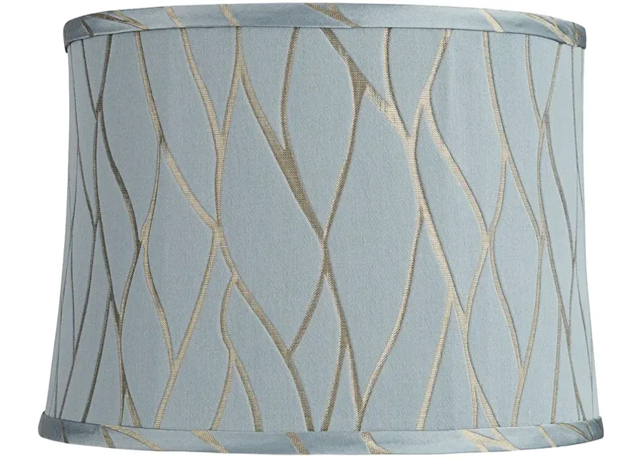 Kinmen Blue Softback Drum Lamp Shade 14x15x11 (Washer)