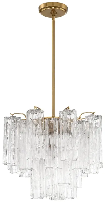 Addis 4 Light Aged Brass Chandelier