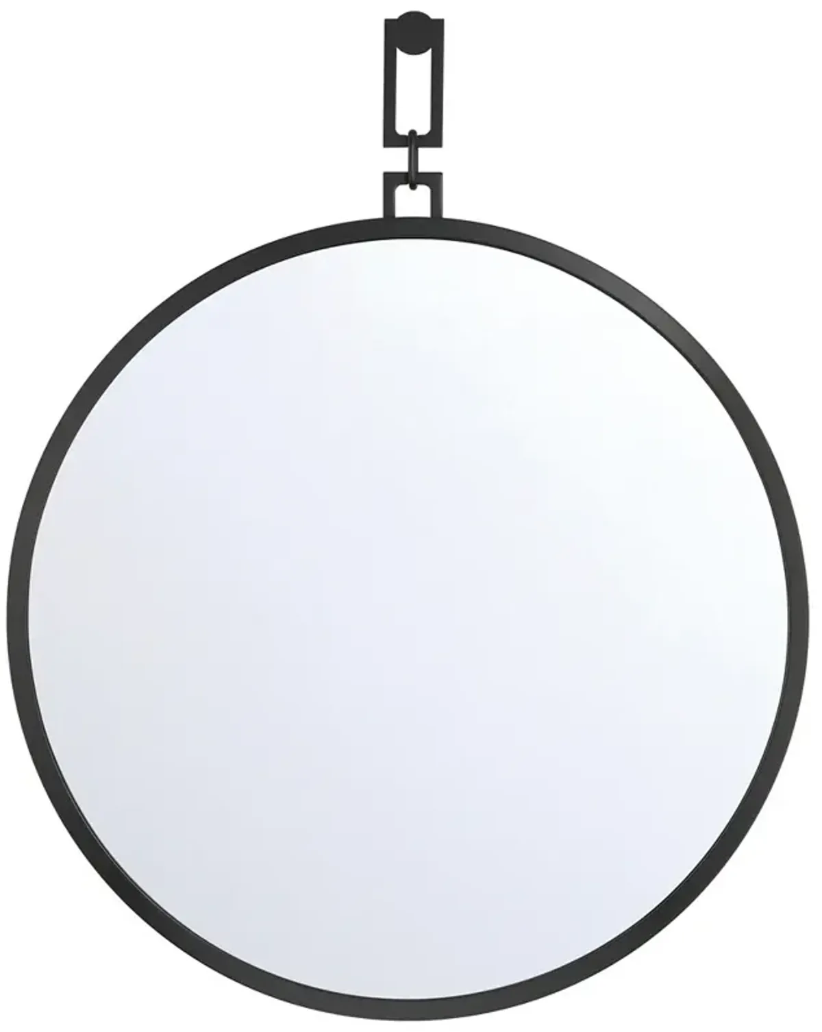 Brian Patrick Flynn Alston 40'' Matte Black Mirror