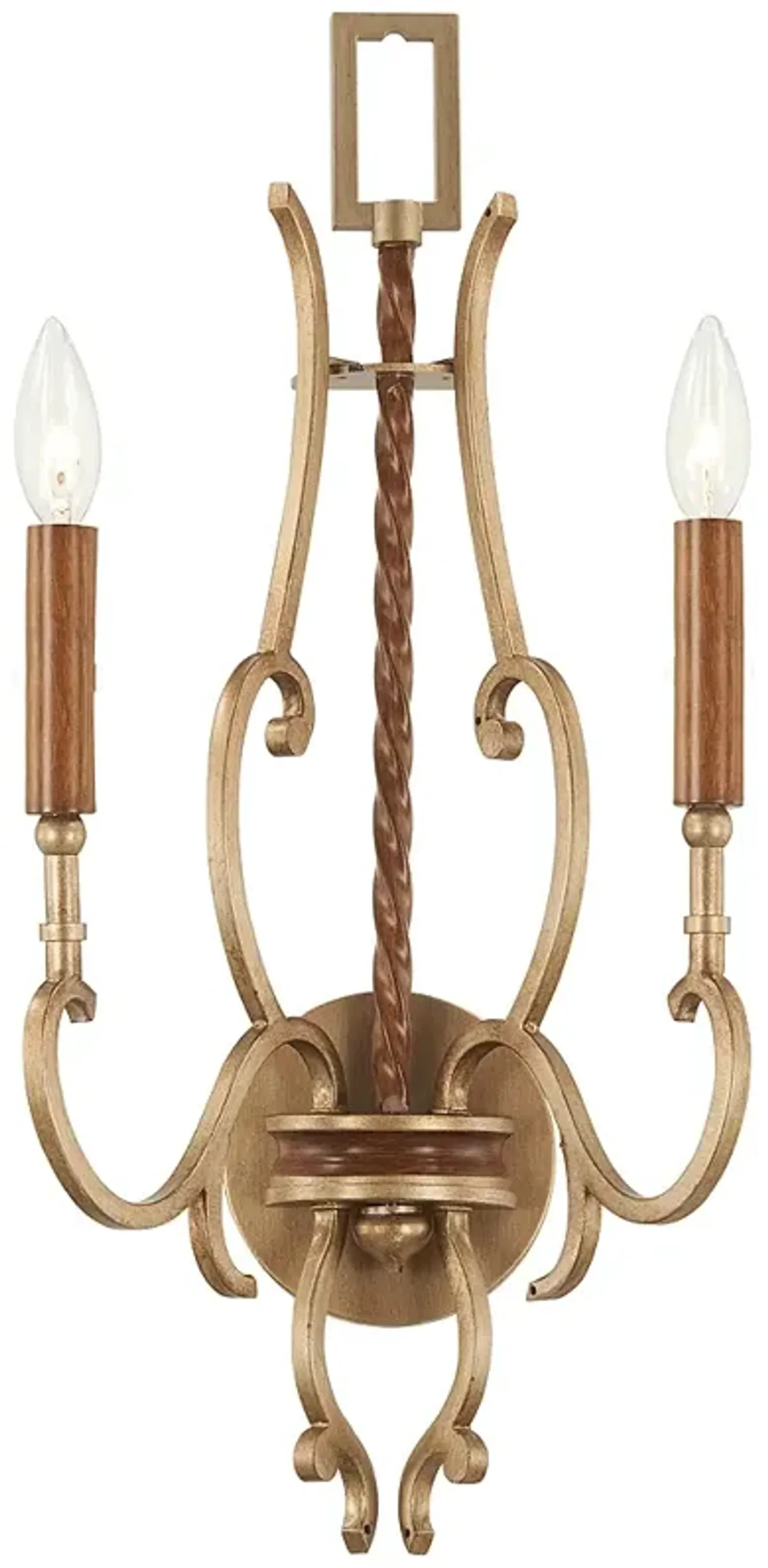 George Kovacs Magnolia Manor 23 1/2" High Pale Gold Wall Sconce