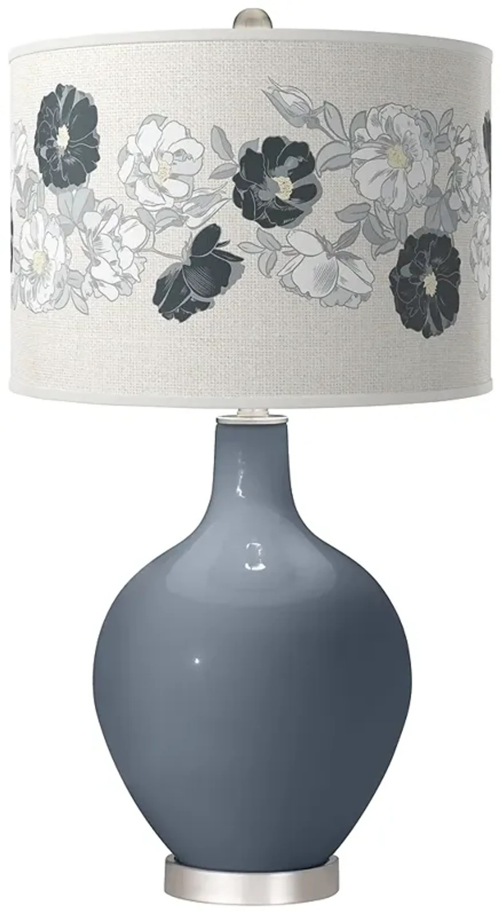 Granite Peak Rose Bouquet Ovo Table Lamp