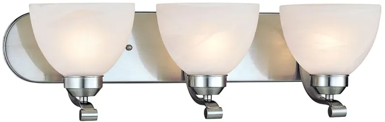 Minka-Lavery Paradox 3-Light Brushed Nickel Bath Light