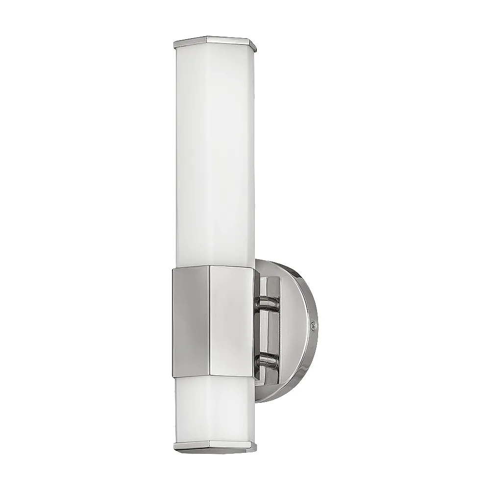 Bath Facet-Small Led Sconce-Polished Nickel-Led