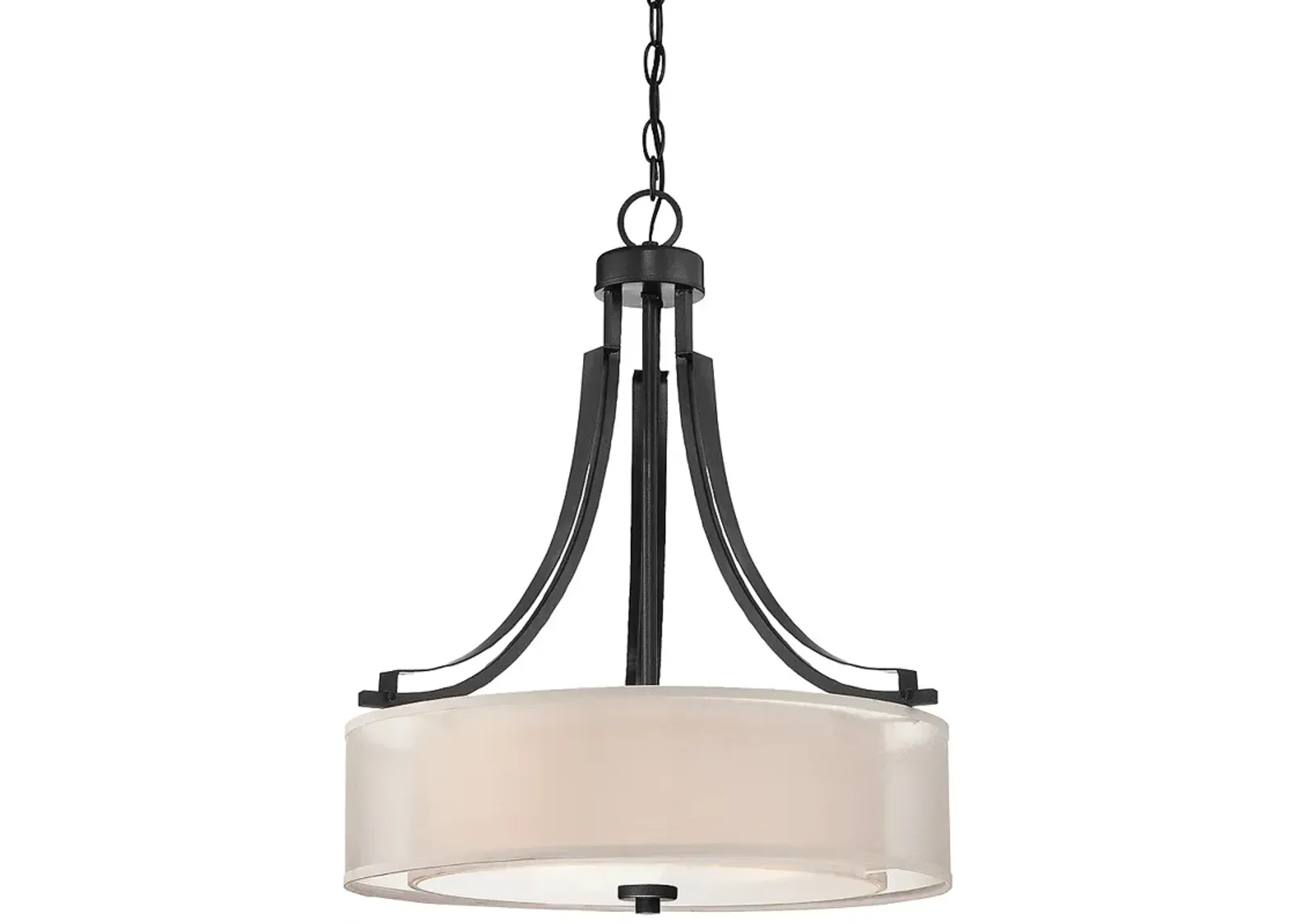 Minka-Lavery Parsons Studio 3-Light Sand Coal Pendant